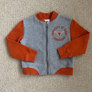 Toddler University of Texas Longhorns varsity jacket, size 2T